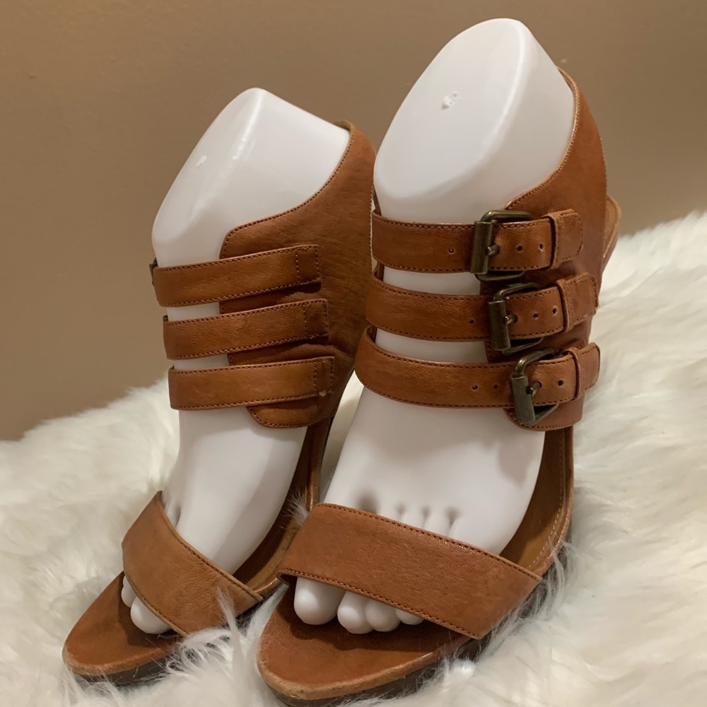 J.Crew Italy Open toe Strap Heels Sandals US 8.5